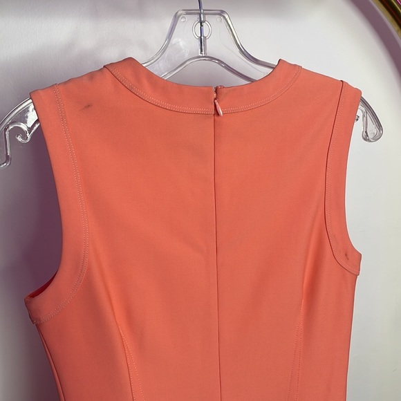 Yigal Azrouël | Mechanical Stretch Sleeveless Bodycon Lace Up Dress - Picture 10 of 14